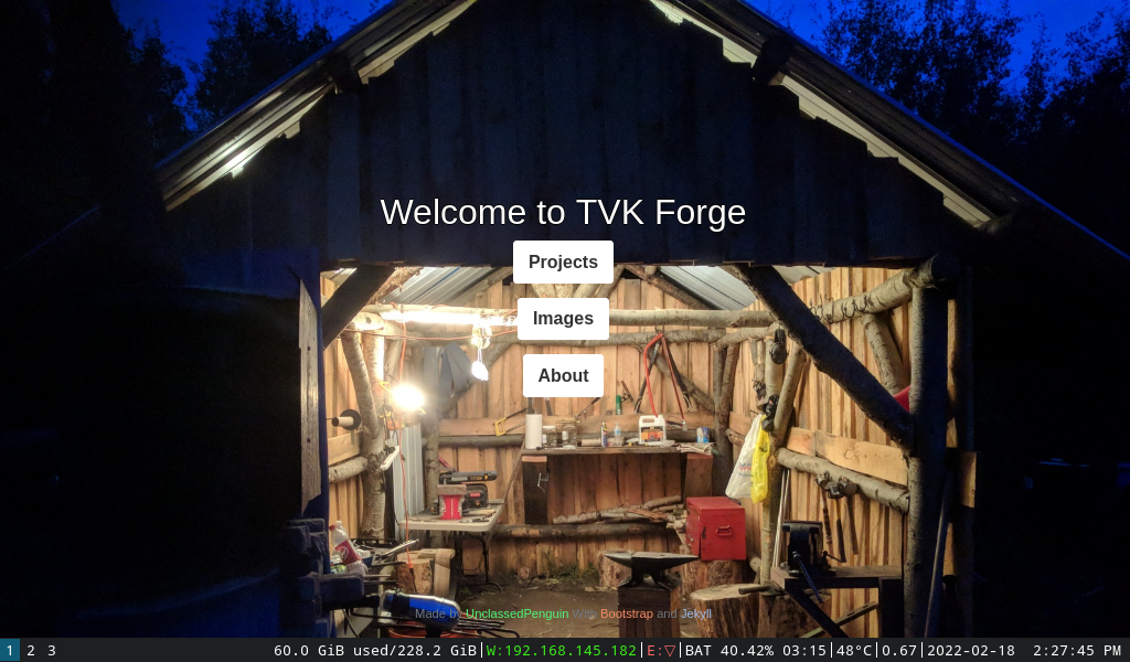 TVK Forge website